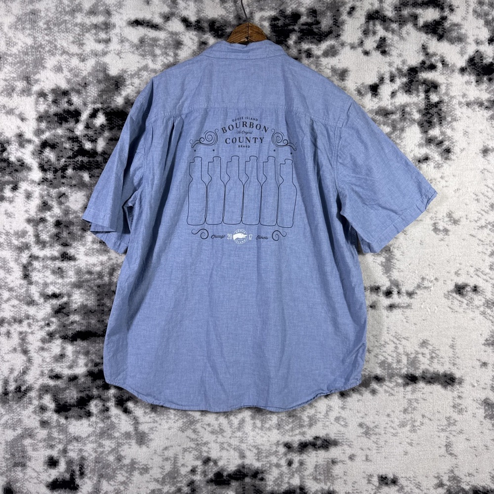 Carhartt S200 CBL Shirt Mens Size Extra Large Goose Island Bourbon County Y2k